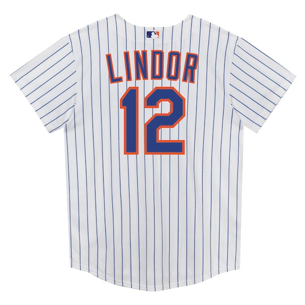 Francisco Lindor New York Mets Nike Preschool Home Replica Player Jersey - White