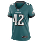 Smael Mondon Jr. Philadelphia Eagles Nike Women's Team Game Jersey - Midnight Green