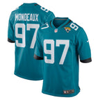 Henry Mondeaux Jacksonville Jaguars Nike  Game Jersey -  Teal