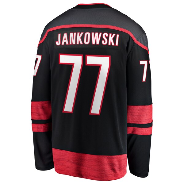 Mark Jankowski Carolina Hurricanes  Home Breakaway Jersey - Black