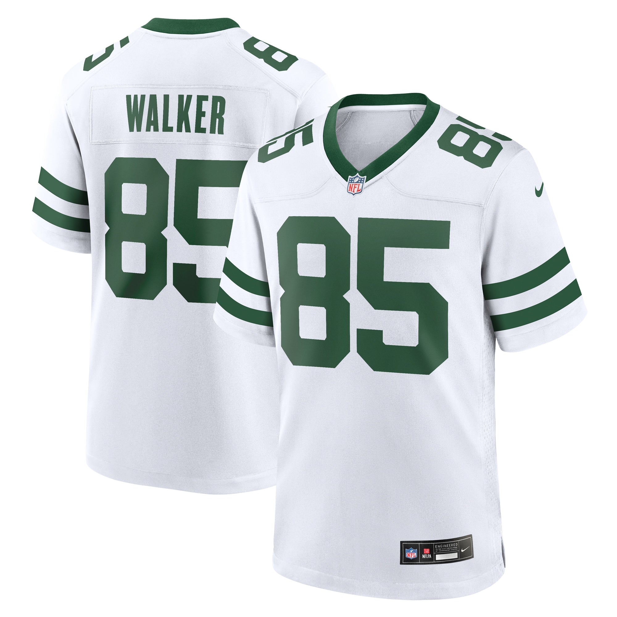 Wesley Walker New York Jets Nike Game Retired Player Jersey - Gotham Green/White