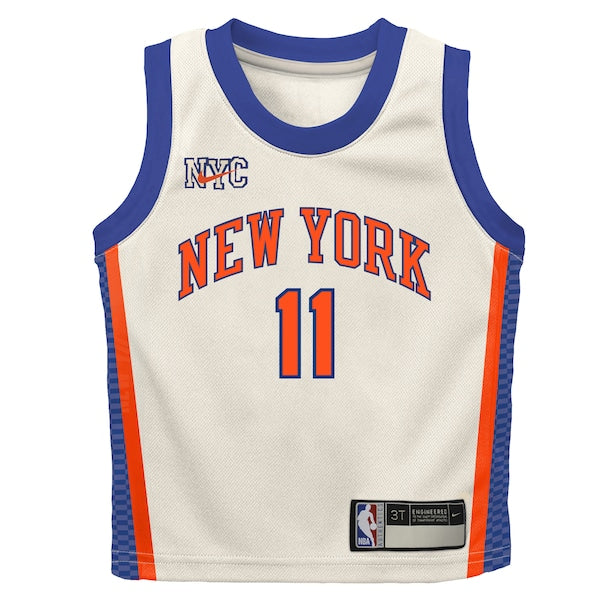 Jalen Brunson New York Knicks Nike Preschool 2025/26 City Edition Swingman Jersey - Cream