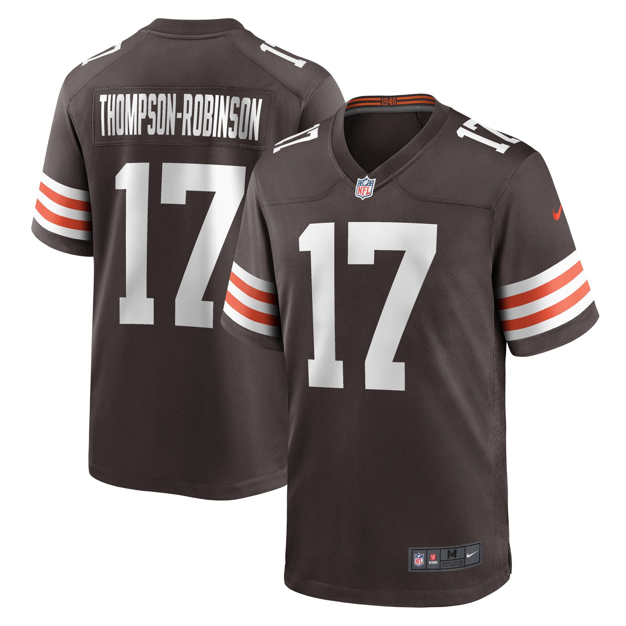 Dorian Thompson-Robinson Cleveland Browns Nike  Game Jersey -  White/Brown