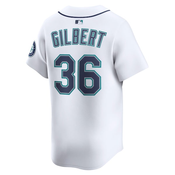 Logan Gilbert Seattle Mariners Nike Alternate Limited Player Jersey - White