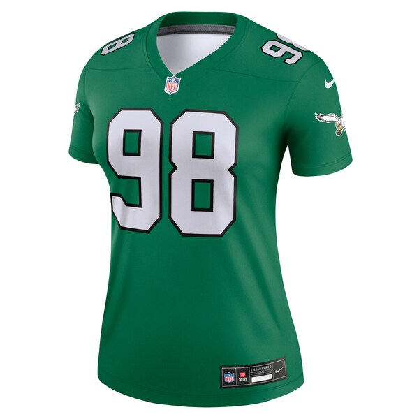 Jalen Carter Philadelphia Eagles Nike Women's Legend Jersey - Kelly Green