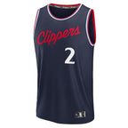 Kawhi Leonard LA Clippers  Fast Break Icon Jersey - Navy