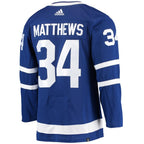 Auston Matthews Toronto Maple Leafs adidas Home Primegreen Authentic Player Jersey - Blue