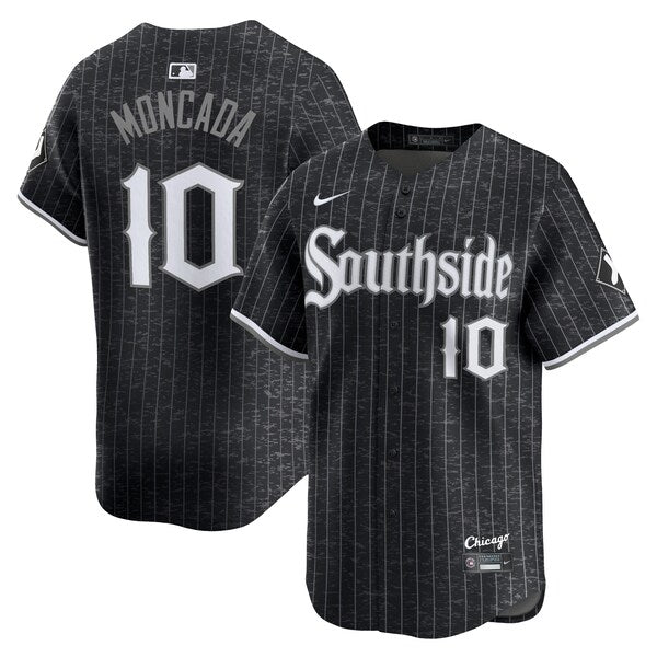 Yoán Moncada Chicago White Sox Nike City Connect Retired Player Jersey - Black