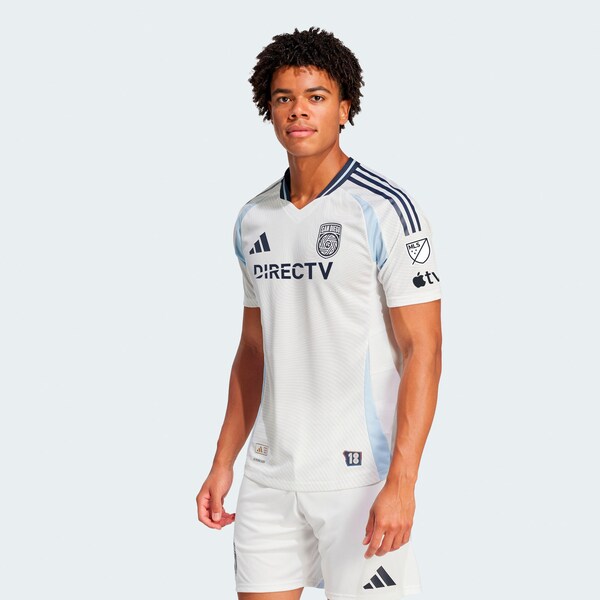 San Diego FC adidas 2025 Woven Into One Authentic Jersey - White