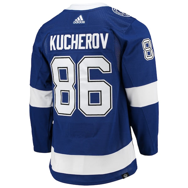 Nikita Kucherov Tampa Bay Lightning adidas Home Primegreen Authentic Player Jersey - Blue