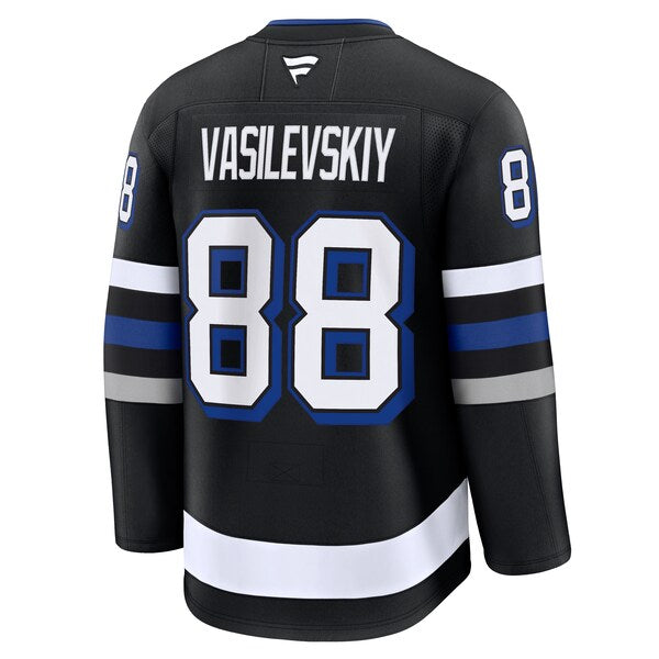 Andrei Vasilevskiy Tampa Bay Lightning  Alternate Premium Jersey - Black/Blue