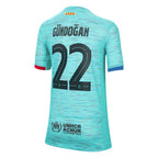 Ilkay Gündogan Barcelona Nike Youth 2023/24 Third Replica Jersey - Aqua