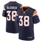 Jaleel McLaughlin Denver Broncos Nike Alternate Game Jersey -  Navy/White/Orange