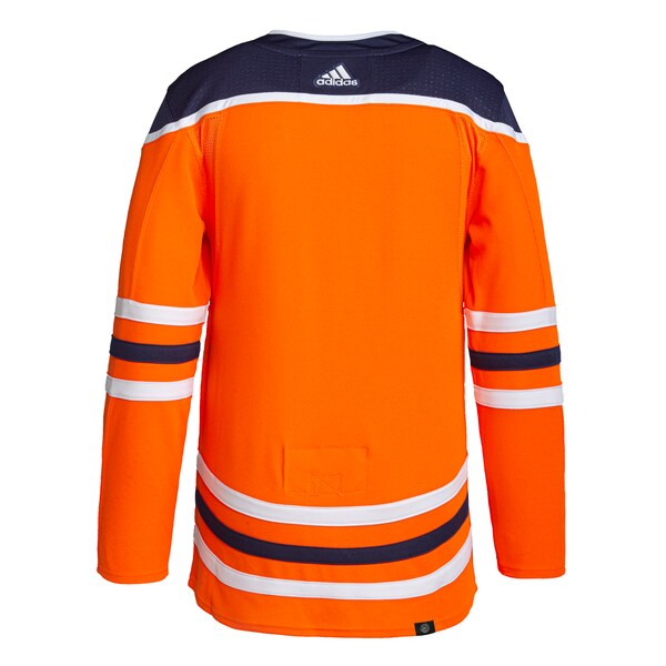 Edmonton Oilers adidas Men's Home Authentic Jersey - Orange