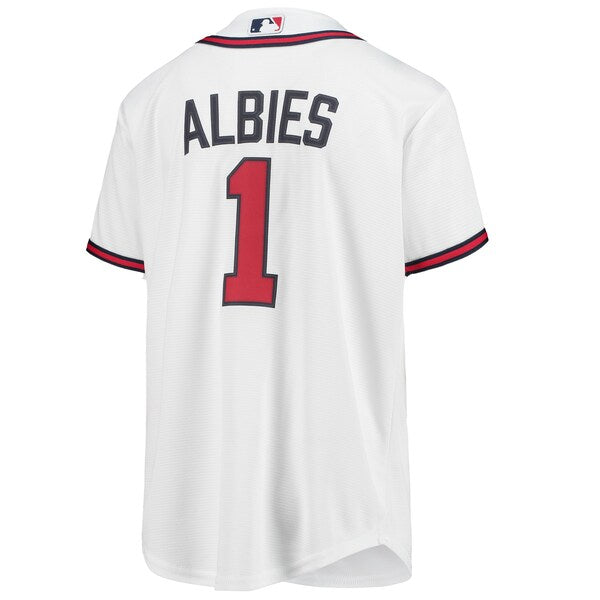 Ozzie Albies Atlanta Braves Nike Youth Alternate Replica Player Jersey - White