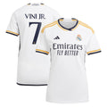 Vini Jr. Los Merengues adidas Women's 2023/24 Home Replica Player Jersey - White