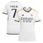 Vini Jr. Los Merengues adidas Women's 2023/24 Home Replica Player Jersey - White