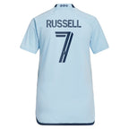 Johnny Russell Sporting Kansas City adidas Women's 2024 Hoops 4.0 Replica Player Jersey - Light Blue