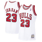 Michael Jordan Chicago Bulls 1997/98 Hardwood Classics Authentic Jersey - White/Black/Scarlet