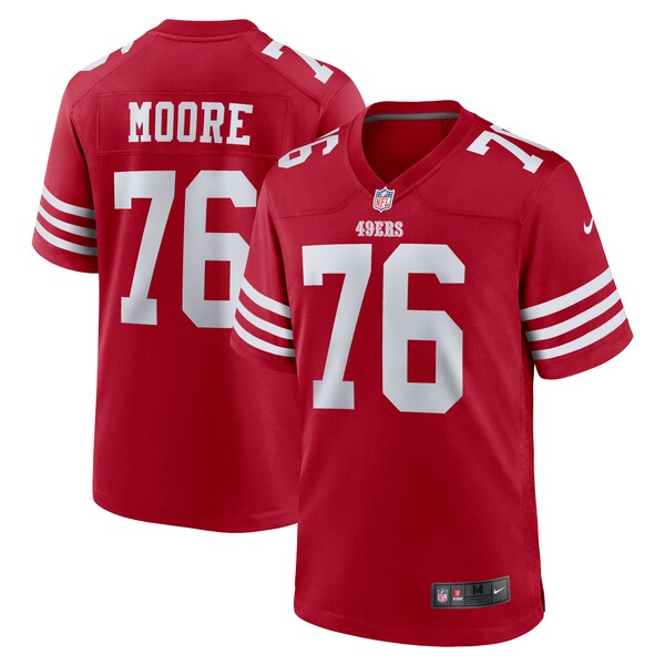 Jaylon Moore San Francisco 49ers Nike  Game Jersey -  Scarlet
