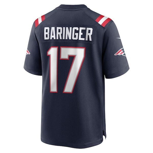 Bryce Baringer New England Patriots Nike Team Game Jersey -  Navy