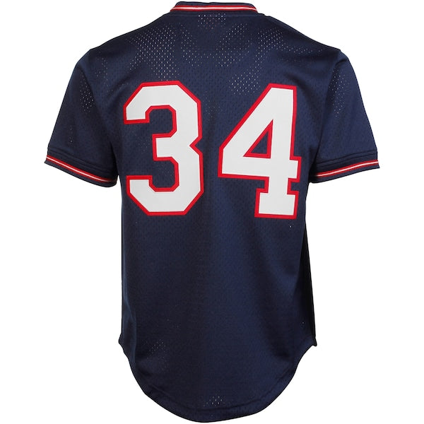 Kirby Puckett Minnesota Twins 1985 Authentic Cooperstown Collection Mesh Batting Practice Jersey - Navy