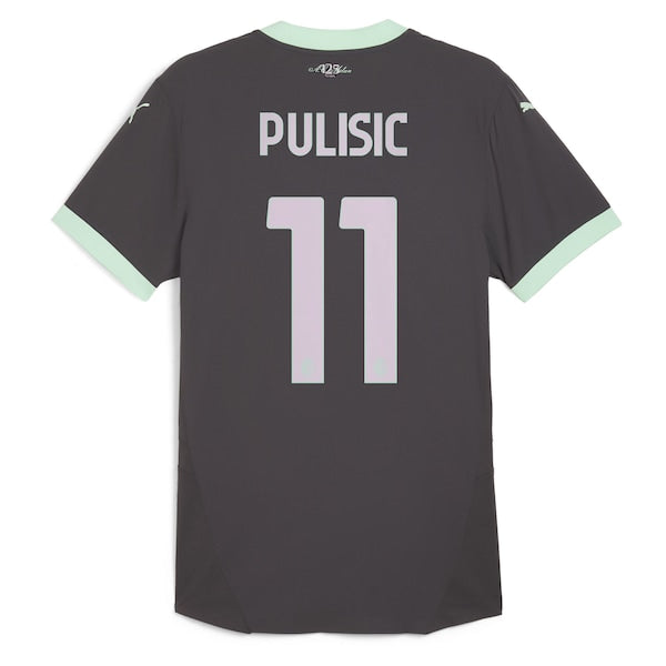 Christian Pulisic AC Milan Puma 2024/25 Third Authentic Player Jersey - Charcoal