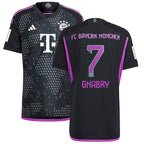 Serge Gnabry Bayern Munich adidas 2023/24 Away Authentic Player Jersey - Black/White