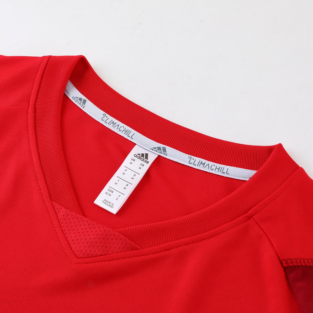 Adidas Short Sleeve Training Jersey Set - AD03- Red