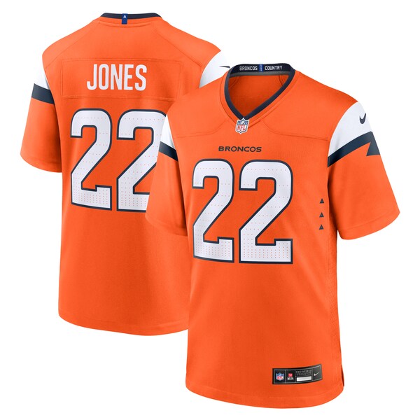 Brandon Jones Denver Broncos Nike Team Game Jersey -  Orange