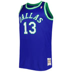 Steve Nash Dallas Mavericks Big & Tall Hardwood Classics 1998/99 Swingman Jersey - Blue