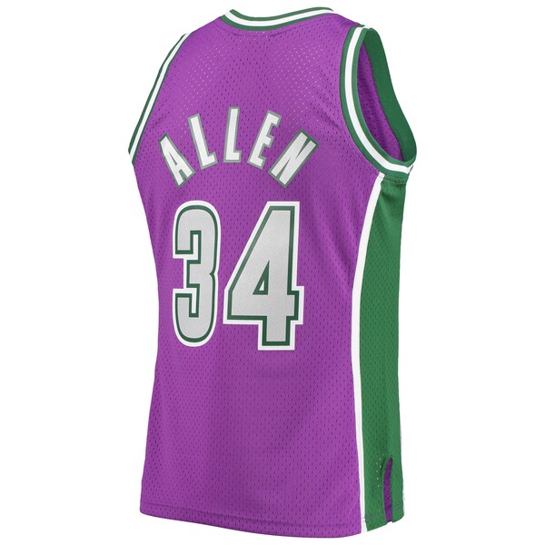 Ray Allen Milwaukee Bucks 2001/02 Hardwood Classics Swingman Jersey - Purple