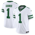 Ahmad Sauce Gardner New York Jets Nike Legacy Vapor F.U.S.E. Limited Jersey - White