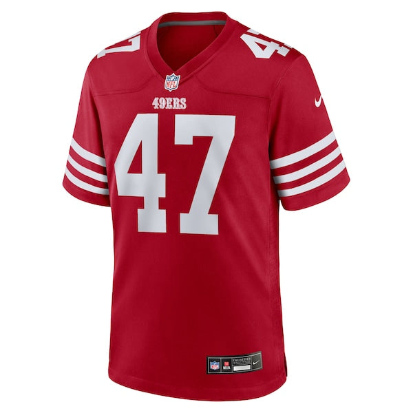Bryce Huff San Francisco 49ers Nike Team Game Jersey -  Scarlet