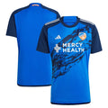 FC Cincinnati adidas 2024 River Kit Replica Jersey - Blue