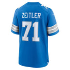 Kevin Zeitler Detroit Lions Nike Game Jersey -  Blue