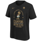 Boston Celtics Nike Youth 18-Time NBA Finals Champions Locker Room T-Shirt - Black