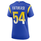 Olakunle Fatukasi Los Angeles Rams Nike Women's  Game Jersey -  Royal