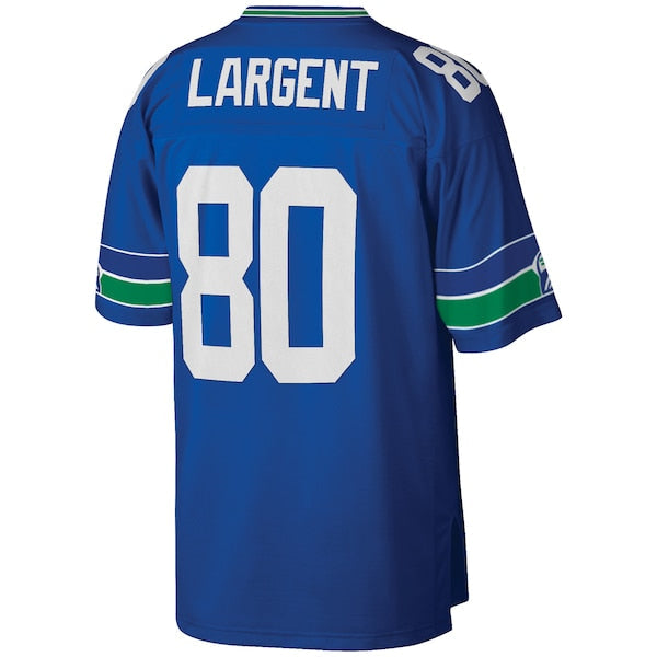 Steve Largent Seattle Seahawks Big & Tall 1985 Retired Player Replica Jersey - Royal