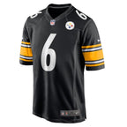 Patrick Queen Pittsburgh Steelers Nike Game Player Jersey - Black