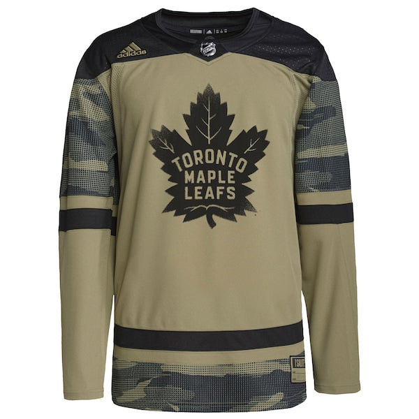 Toronto Maple Leafs adidas Logo Military Appreciation Team Authentic Practice Jersey - Camo