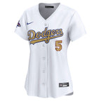 Freddie Freeman Los Angeles Dodgers Nike Women's 2025 Gold Collection Limited Jersey - White