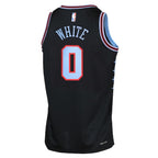 Coby White Chicago Bulls Nike Youth 2025/26 City Edition Swingman Jersey - Black