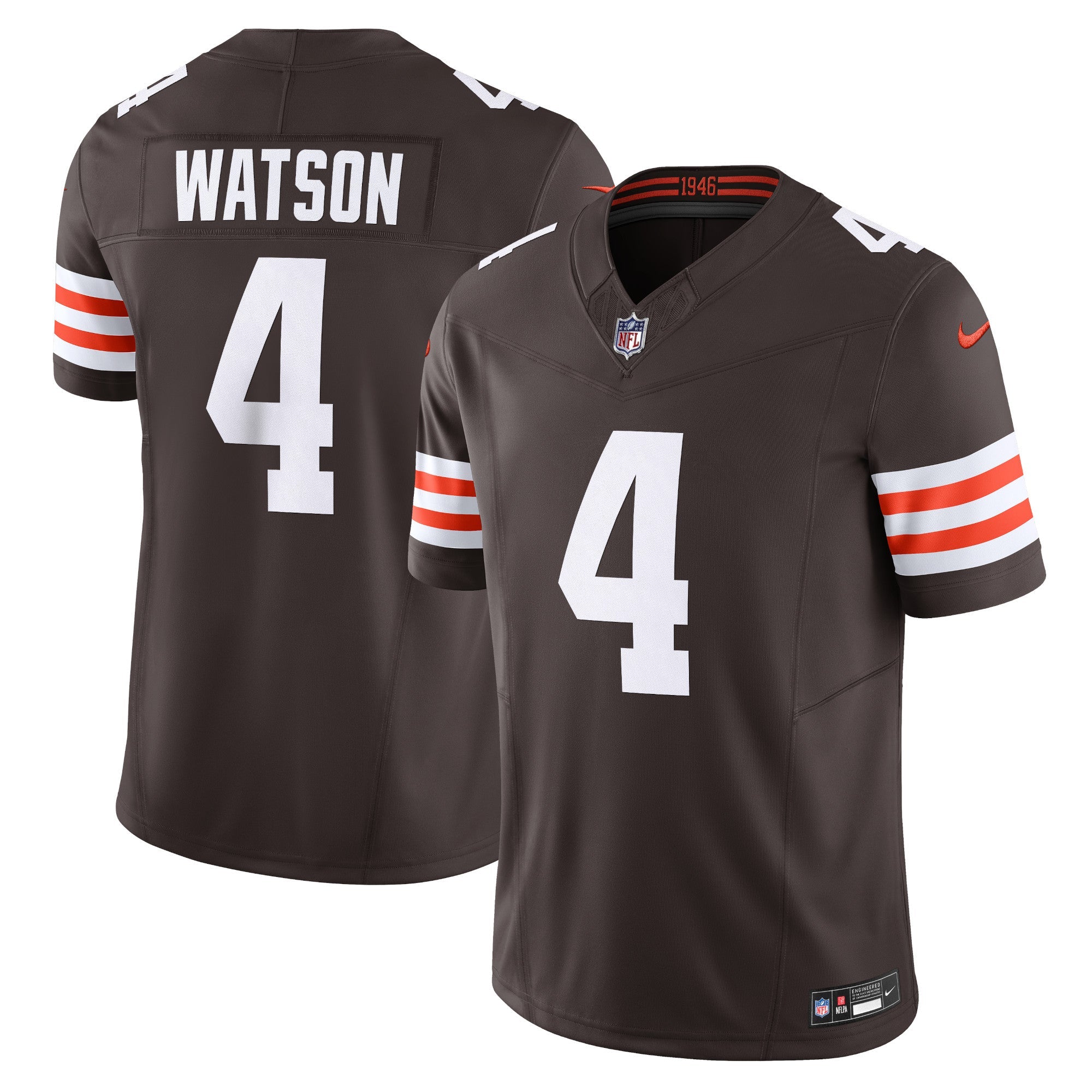 Deshaun Watson Cleveland Browns Nike Vapor F.U.S.E. Limited Jersey - White/Brown