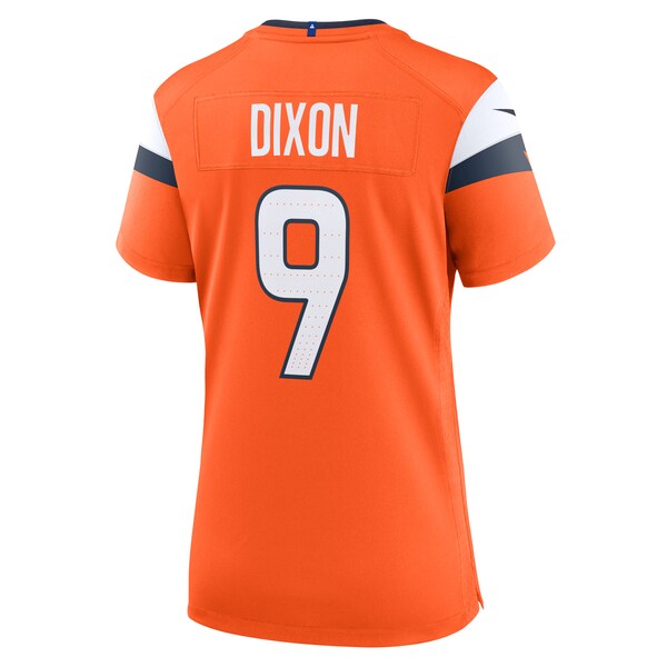 Riley Dixon Denver Broncos Nike Women's Team Game Jersey -  Orange