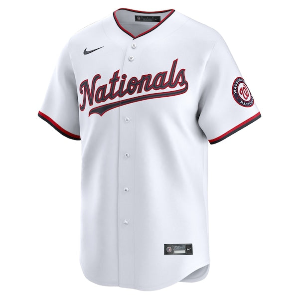 Washington Nationals Nike Home Limited Custom Jersey - White
