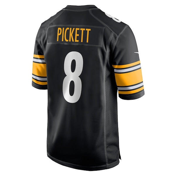 Kenny Pickett Pittsburgh Steelers Nike Player Game Jersey - Black/White