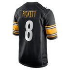 Kenny Pickett Pittsburgh Steelers Nike Player Game Jersey - Black/White