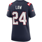 Ty Law New England Patriots Nike Women's Game Retired Player Jersey - Navy/Red