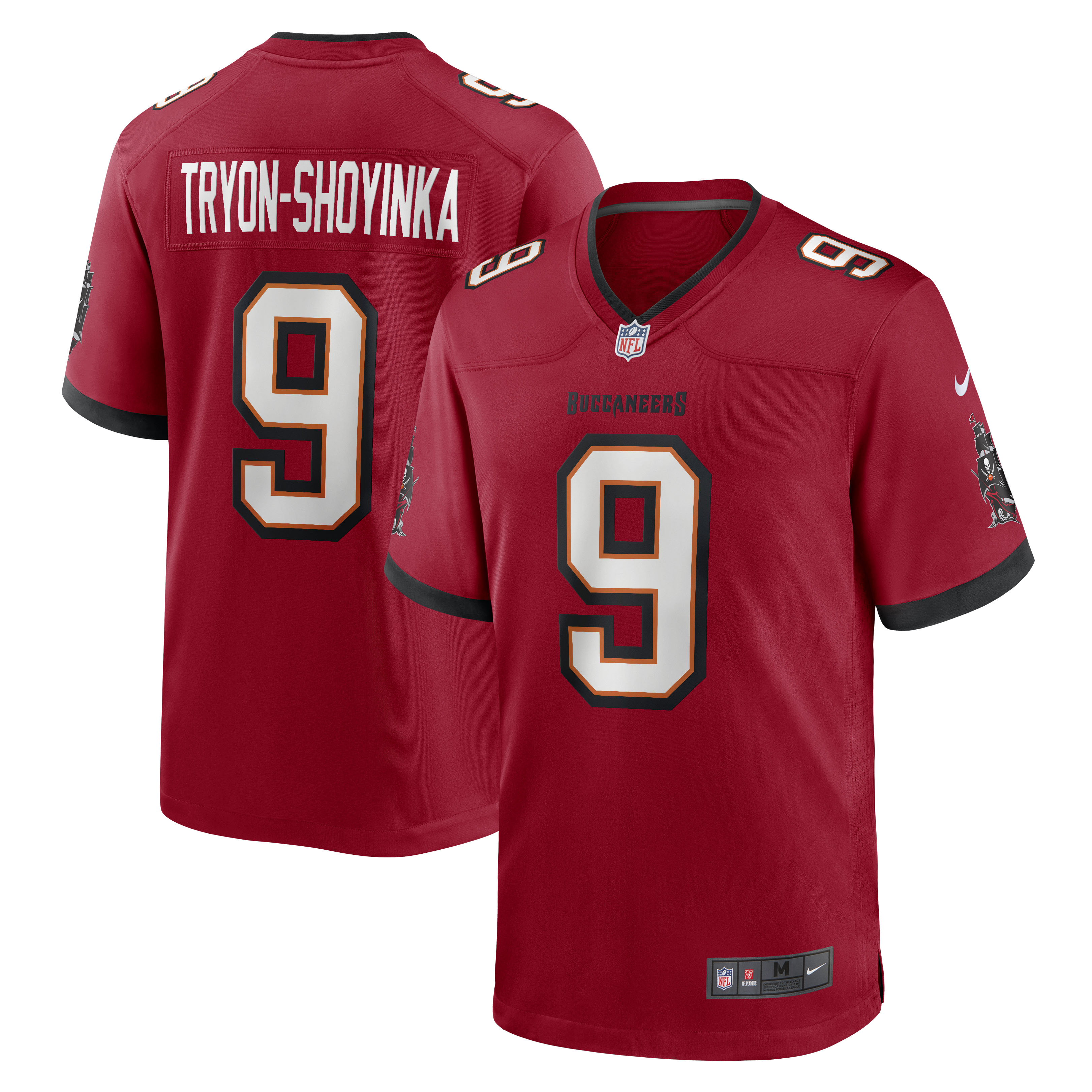 Joe Tryon-Shoyinka Tampa Bay Buccaneers Nike Throwback Game Jersey - Orange/Red
